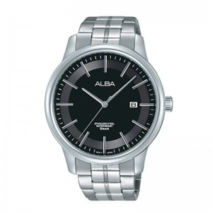Alba AS9D17X1 Silver Black Man